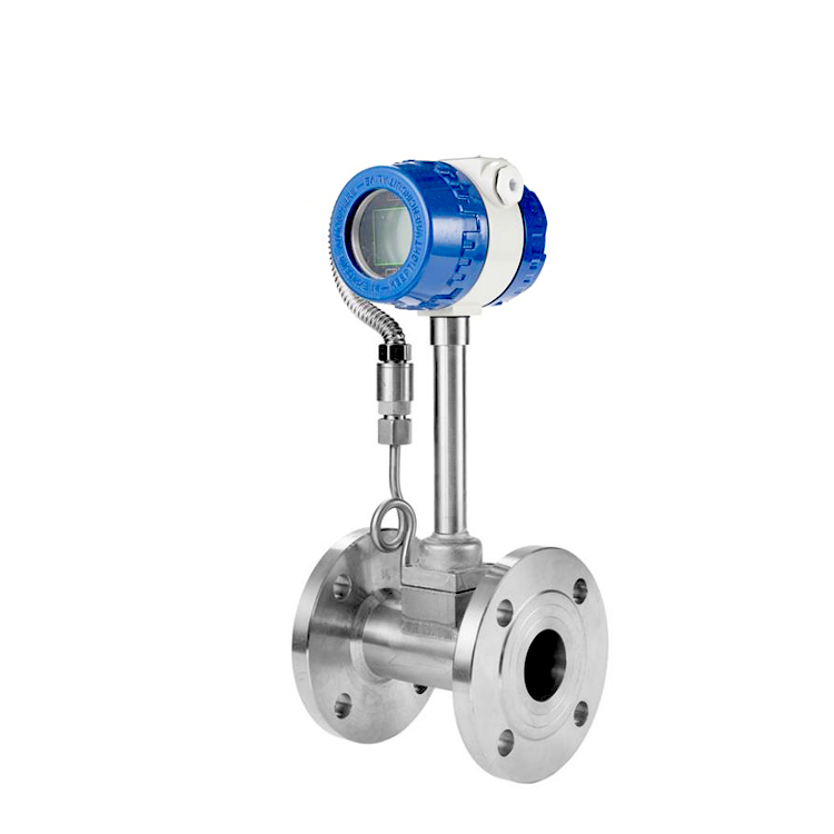 Gas-steam-vortex-flowmeter