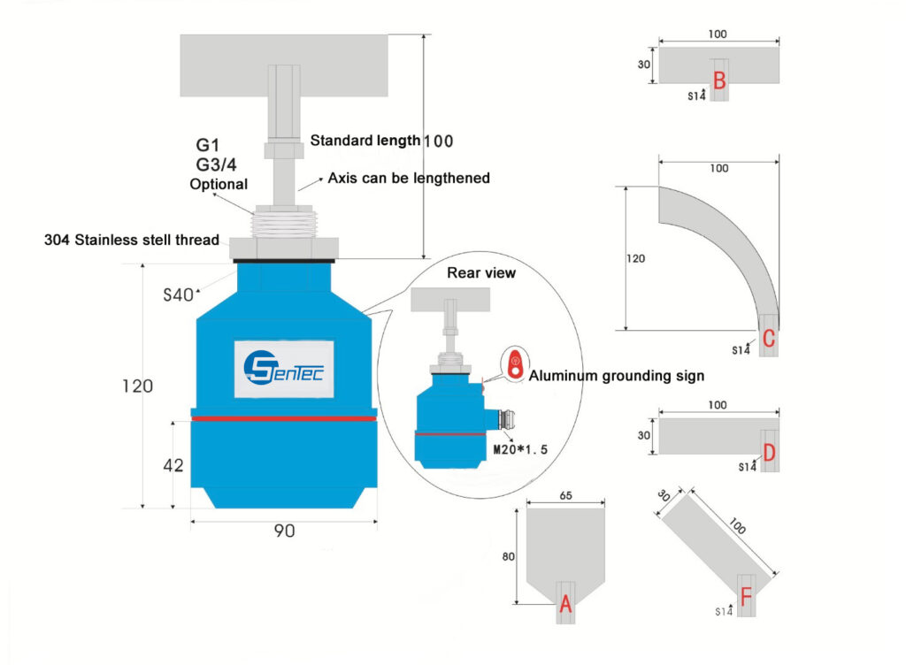 Rotary paddle level switch working principle