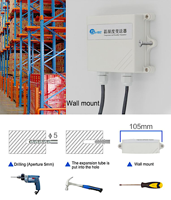 Temperature Humidity Sensor Wall mounted