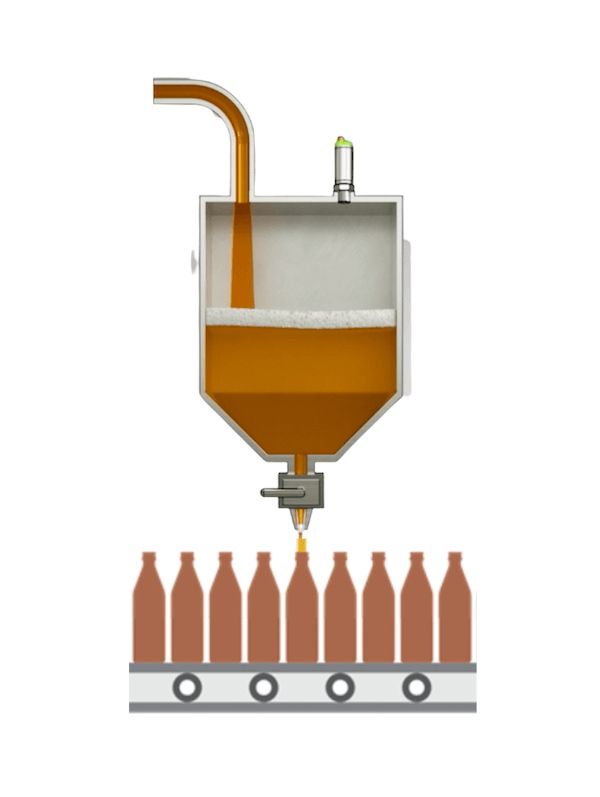 Beer canning process instruments
