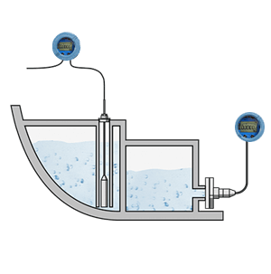 Fresh water tank and swimming pool water tank sensors