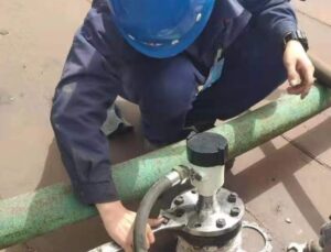 fmcw radar level gauge installation