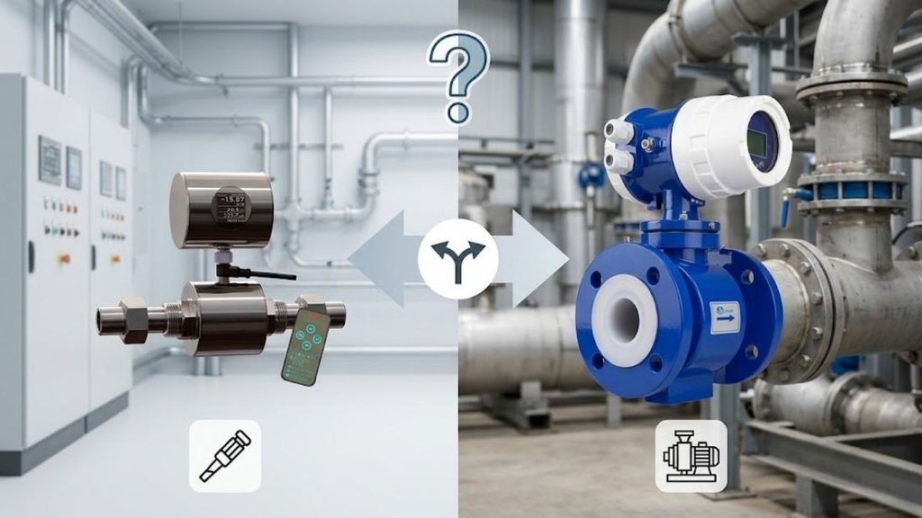 Compact vs Standard Electromagnetic Flow Meters
